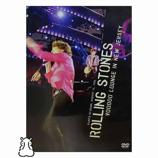 DVD Rolling Stones - Voodoo lounge In New Jersey - Novo - Hm