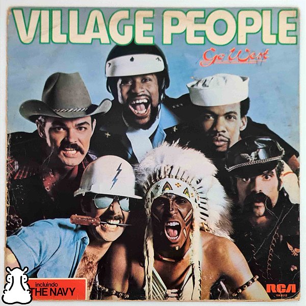 LP Village People - Go West - Disco de Vinil 1979 Leia - Hm