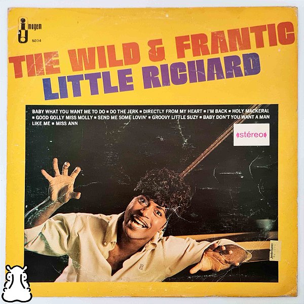 LP The Wild & Frantic Little Richard Disco Vinil 1977 - Hm