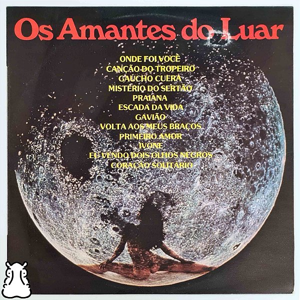 LP Os Amantes do Luar - Disco de Vinil Coletânea - Hm