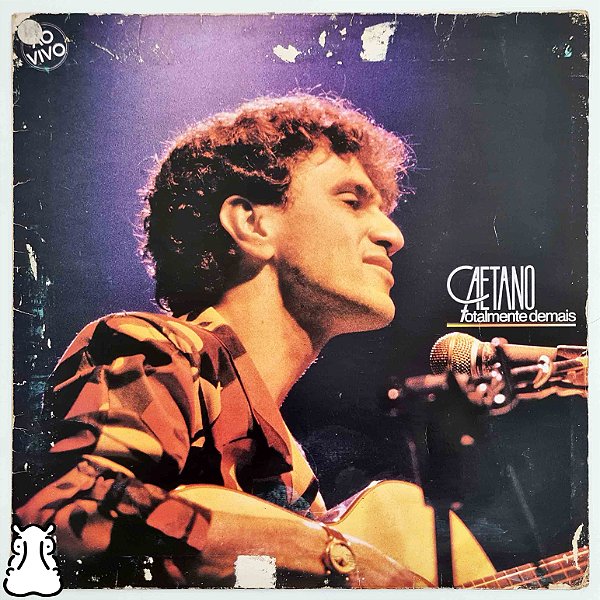 LP Caetano Veloso Totalmente Demais Vivo Vinil Encarte - Hm