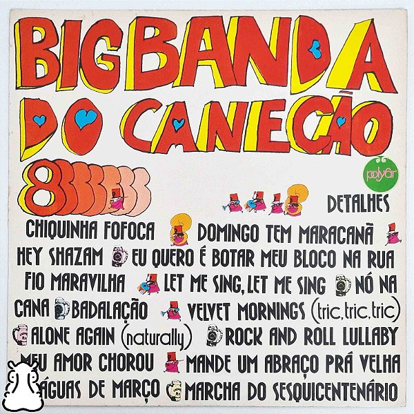 LP Big Banda do Canecão - Nº 8 - Disco de Vinil 1972 - Hm