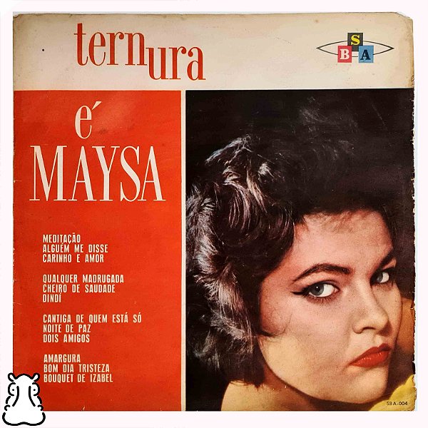 LP Maysa - Ternura é Maysa - Disco de Vinil 1965 Leia - Hm
