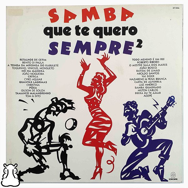 LP Samba Que Te Quero Sempre Vol. 2 Vinil Amostra 1992 - Hm