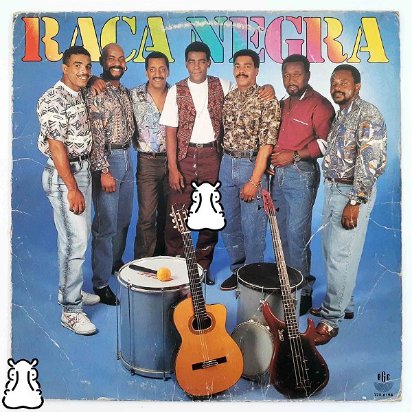 LP Raça Negra - Oi - Disco de Vinil 1992 - Hm