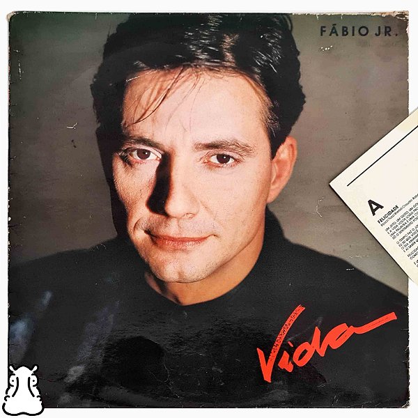 LP Fábio Jr. - Vida - Vinil Capa Brilhante 1988 Encarte - Hm