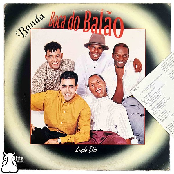 LP Banda Boca Do Balão - Lindo Dia - Vinil 1995 Encarte - Hm