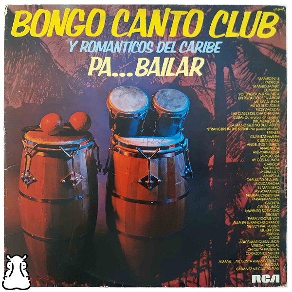 LP Bongo Canto Club Y Romanticos Caribe Pa Bailar Vinil - Hm
