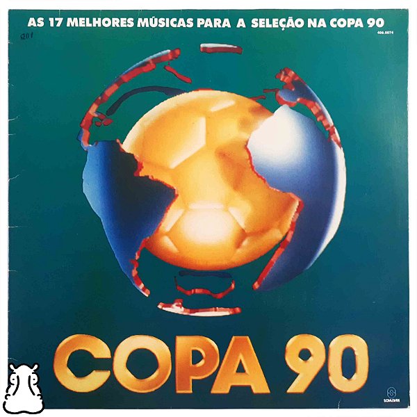 LP Copa 90 - 17 melhores Músicas Vinil Amostra 1990 - Hm