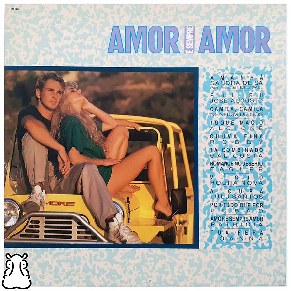 LP Amor É Sempre Amor - Disco de Vinil Amostra - 1989 - Hm