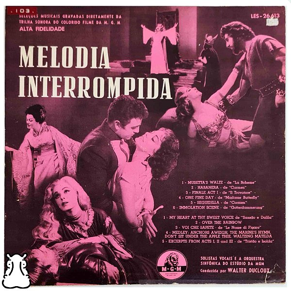 LP Melodia Interrompida - Disco de Vinil Coletânea - Hm