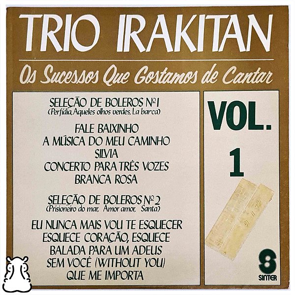 LP Trio Irakitan Sucessos Gostamos Cantar Vol. 1 Vinil - Hm