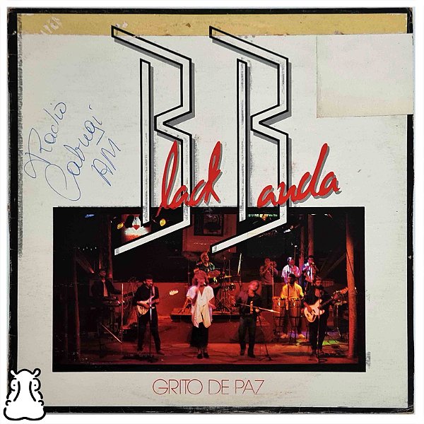 LP Black Banda - Grito De Paz - Disco de Vinil 1989 - Hm