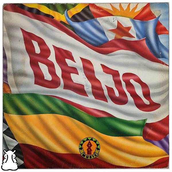 LP Banda Beijo - Aconteceu Disco de Vinil 1992 Encarte - Hm