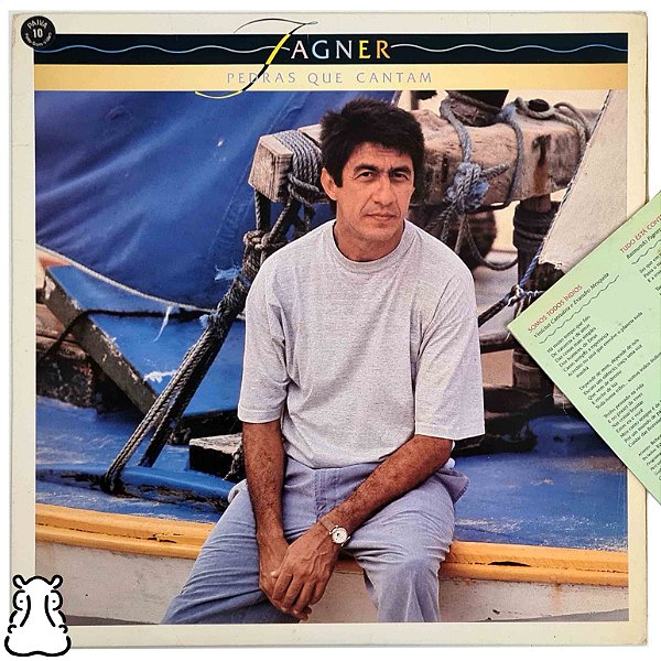 LP Fagner - Pedras que Cantam Disco Vinil 1991 Encarte - Hm
