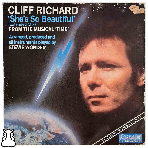 LP Cliff Richard She's So Beautiful - Vinil Single 1985 - Hm