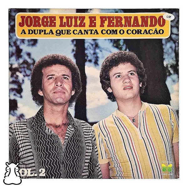 LP Jorge Luiz e Fernando - Vol. 2 - Disco de Vinil 1982 - Hm