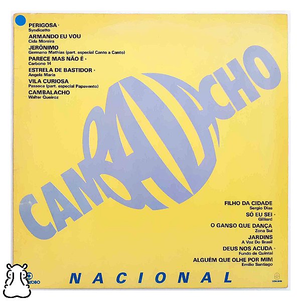LP Trilha Novela - Cambalacho - Nacional - Vinil 1986 - Hm