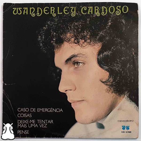 EP Compacto Wanderley Cardoso Caso de Emergência Vinil - Hm