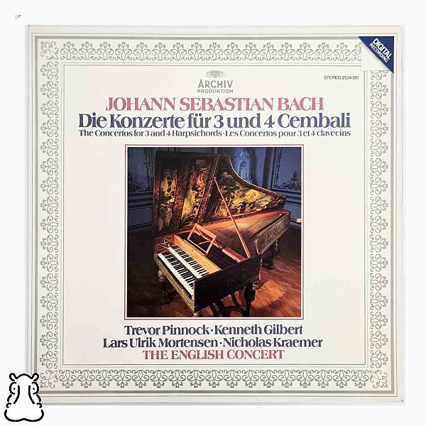 LP Bach Die Konzerte Für 2 Cembali Vinil Importado 1981 - Hm