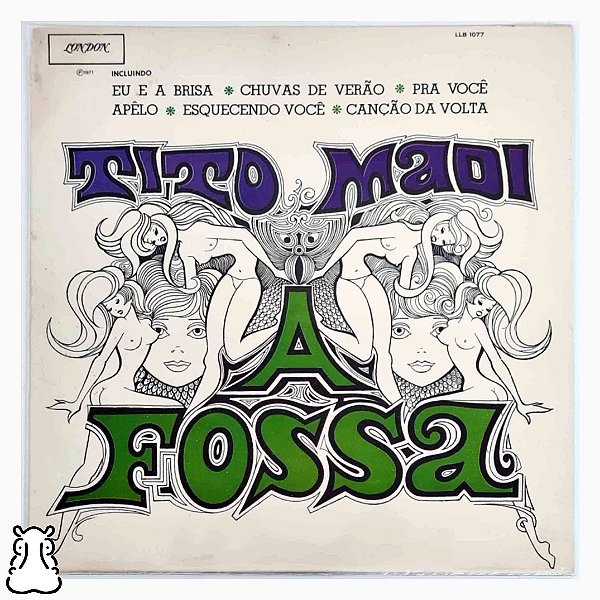 LP Tito Madi - A Fossa - Disco de Vinil Mono 1971 - Hm