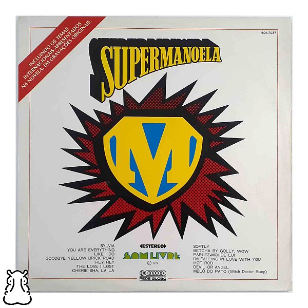 LP Novela - SuperManoela Internacional Vinil 1974 Leia - Hm