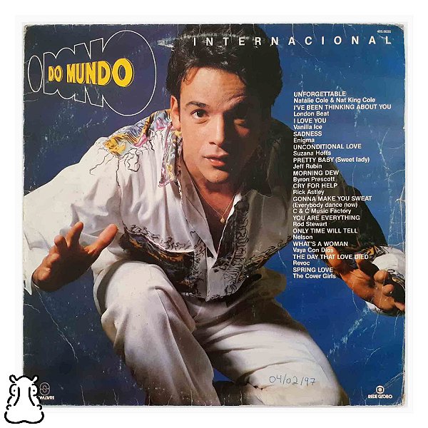 LP Novela O Dono do Mundo Internacional Vinil 1991 Leia - Hm