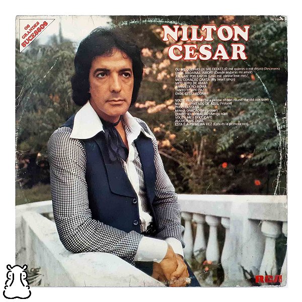 LP Nilton Cesar - Os Grandes Sucessos - Vinil 1982 Leia - Hm