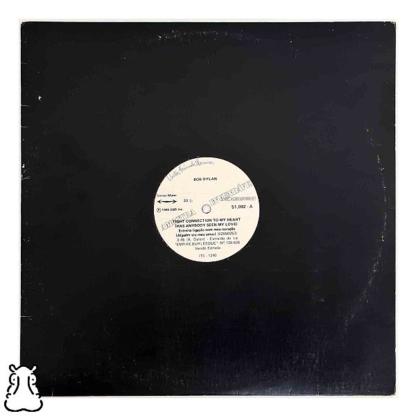 LP Bob Dylan Tight Connection My Heart Single Vinil - Hm