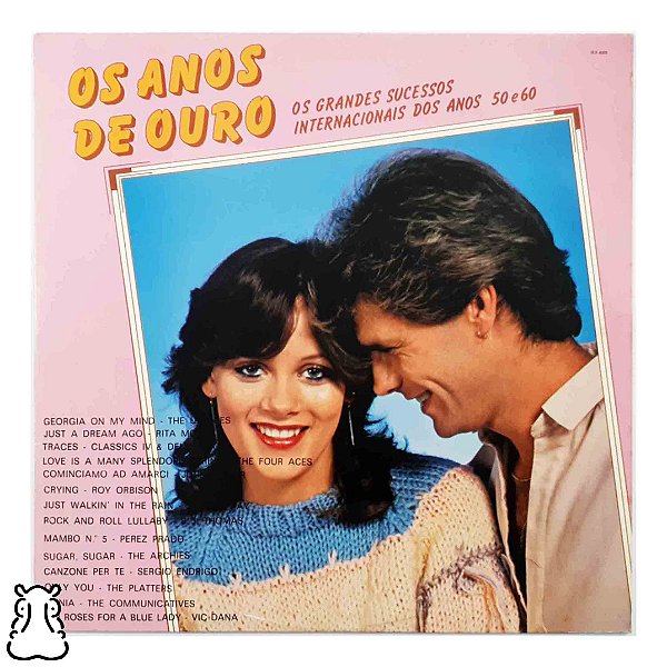 LP Os Anos de Ouro - Disco de Vinil 1986 - Hm
