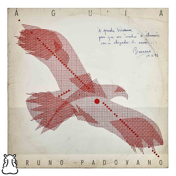 LP Bruno Padovano - Águia - Vinil 1991 Com Dedicatória - Hm