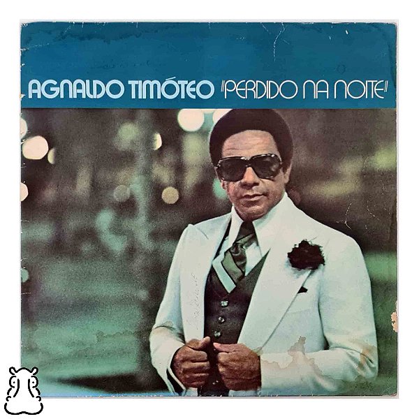 LP Agnaldo Timóteo Perdido na Noite Vinil 1976 Encarte - Hm