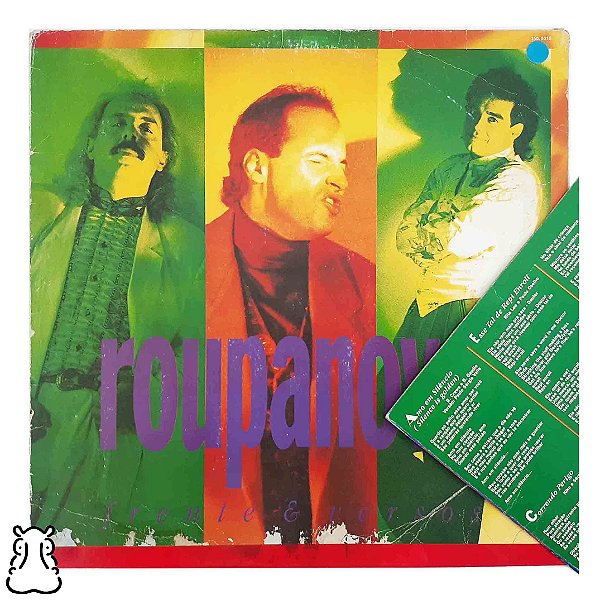 LP Roupa Nova - Frente e Versos 1990 Vinil Encarte Leia - Hm