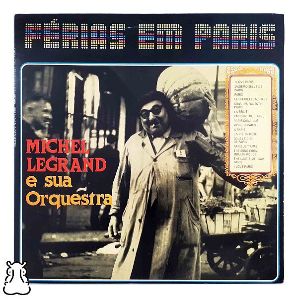 LP Michel Legrand Orquestra Férias Em Paris Vinil 1978 - Hm