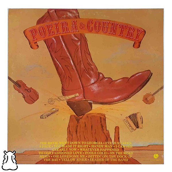LP Poeira & Country - Disco de Vinil 1983 - Hm
