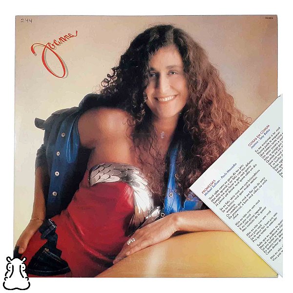 LP Joanna - Amor Bandido - Disco de Vinil 1988 Encarte - Hm