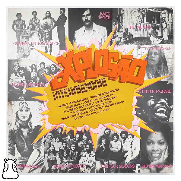 LP  Explosão Internacional WB  Disco de Vinil 1976 Leia - Hm