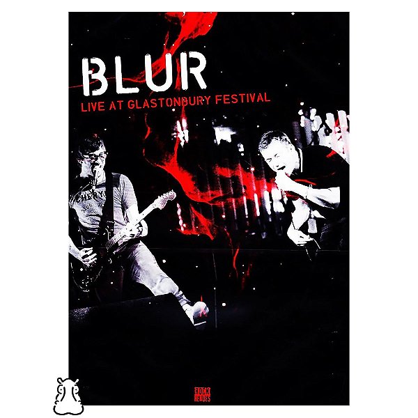 DVD Blur - Live At Glastonbury Festival - Novo Lacrado - Hm
