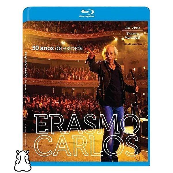 Blu-ray Erasmo Carlos - 50 Anos De Estrada Novo Lacrado - Hm