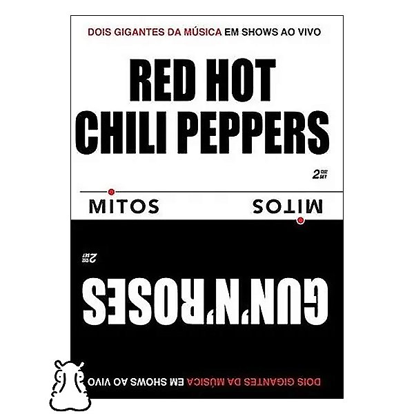 DVD RHCP & Guns N' Roses Série Mitos Duplo Novo Lacrado - Hm