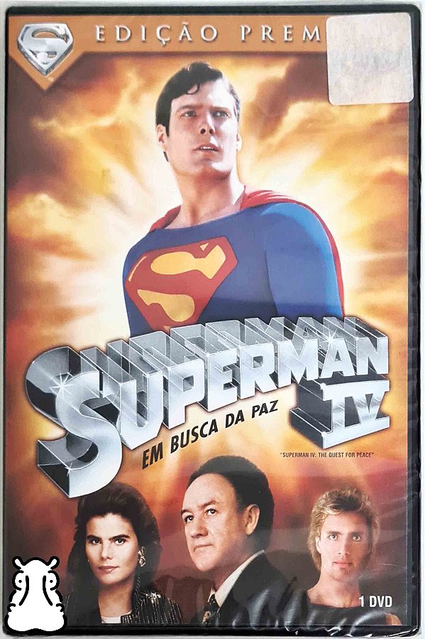 DVD Filme Superman IV - Em Busca da Paz - Lacrado - Hm