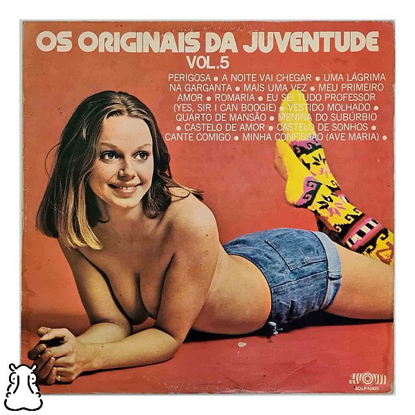 LP Os Originais Da Juventude Vol. 5 Disco de Vinil 1978 - Hm