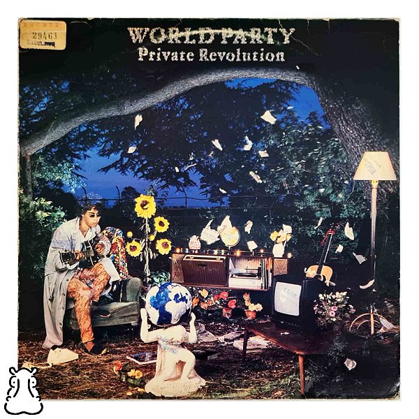 LP World Party - Private Revolution Vinil 1986 Encarte - Hm