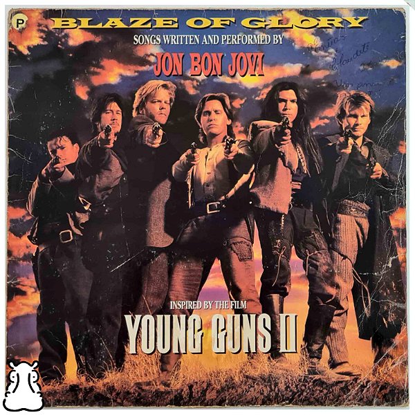 LP Bon Jovi - Blaze of Glory - Disco de Vinil 1990 - Hm