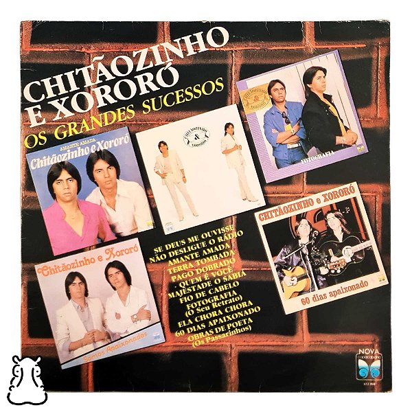 LP Chitãozinho e Xororó - Os Grandes Sucessos - Vinil - Hm