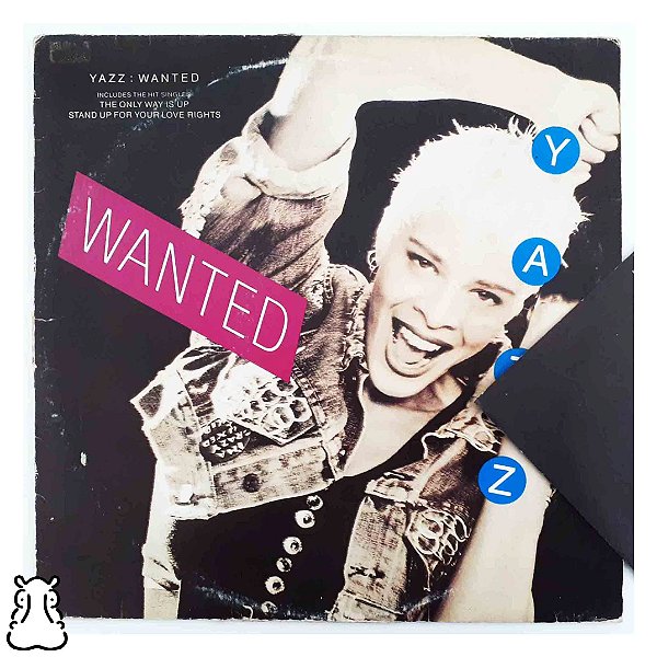 LP Yazz - Wanted - Disco de Vinil 1988 Encarte - Hm