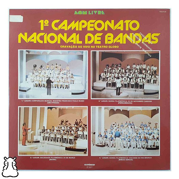 LP 1º Campeonato Nacional De Bandas - Amostra - Vinil - Hm