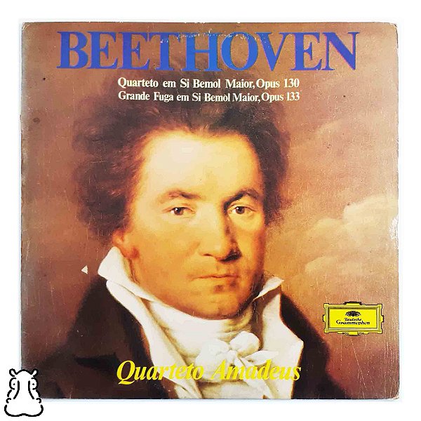LP Beethoven Quarteto Amadeus Opus 130 e 133 Vinil 1972 - Hm