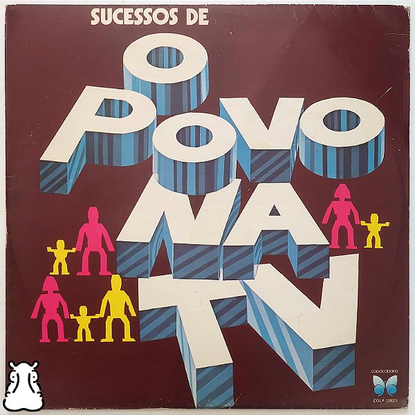 LP Sucessos de O Povo da TV - Disco de Vinil 1982 - Hm