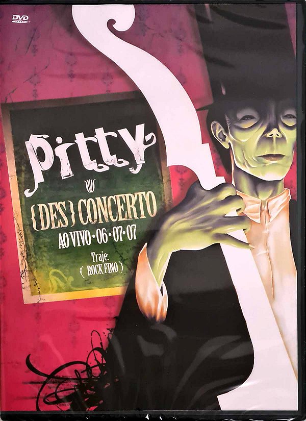 DVD Pitty - {Des} Concerto Ao Vivo - 2007 - Usado - Hm